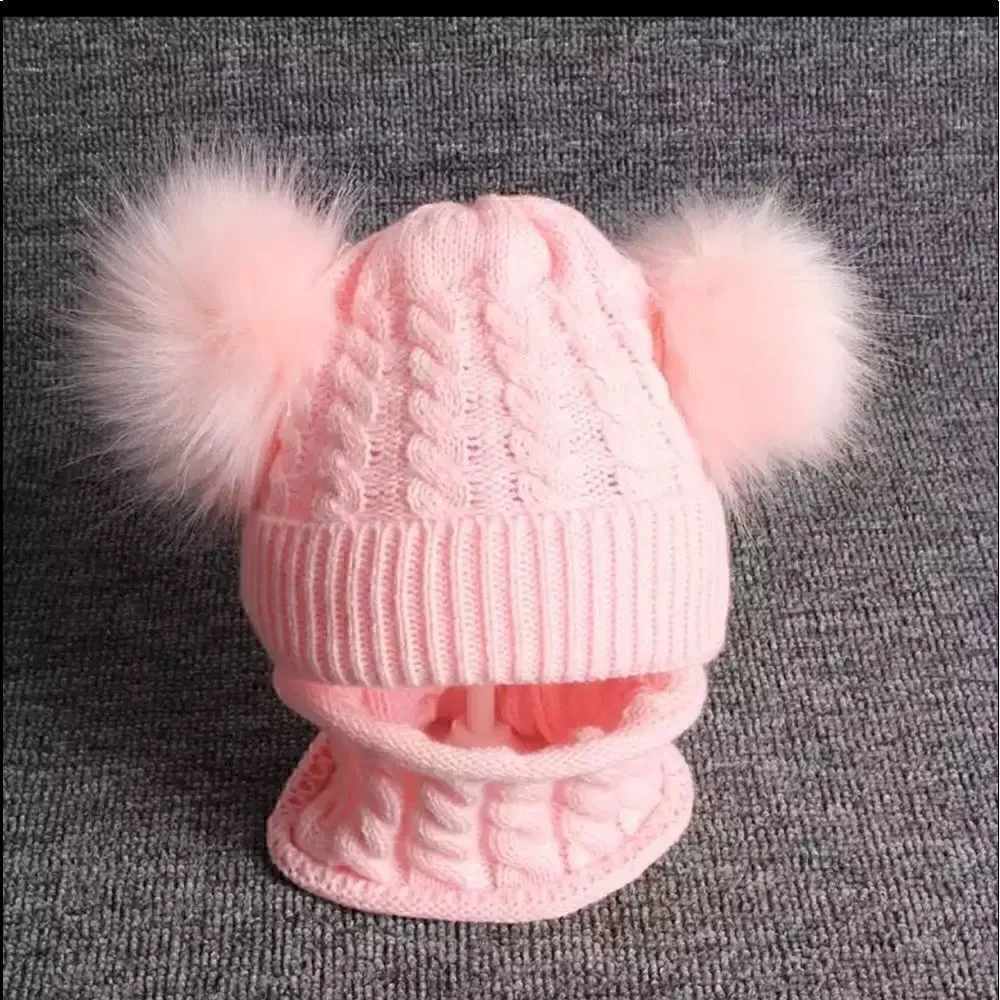 Brand New Winter Girls Hat Scarf Set